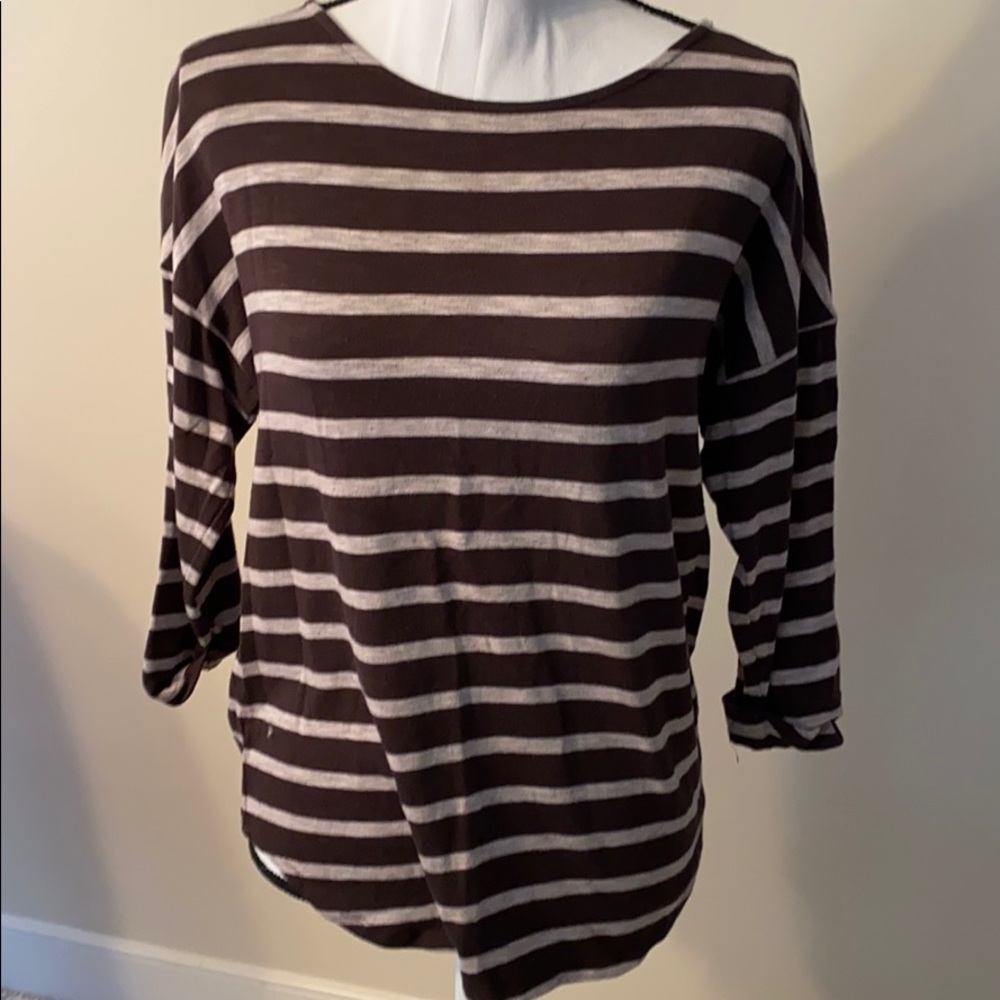 Ann Taylor loft striped shirt